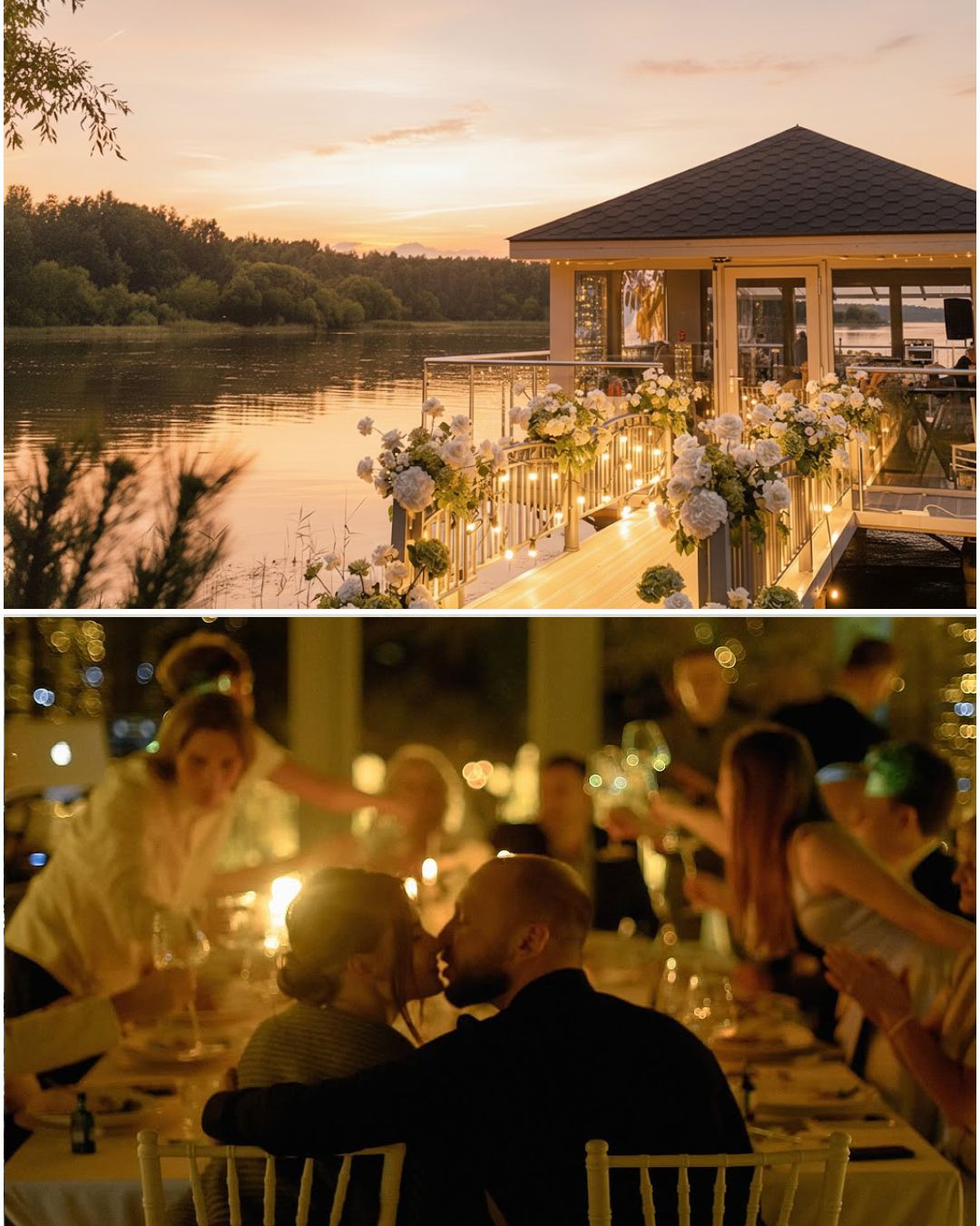 Остекленная беседка на воде Robinson Club, парящая над Минским морем, романтическое место для свадьбы до 16 гостей